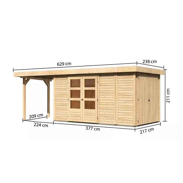 Dřevěný zahradní domek RETOLA 5 Lanitplast