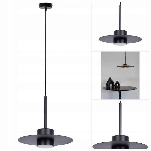 Černá závěsná lampa Charlie moderní nad jídelní stůl Sigma Lighting