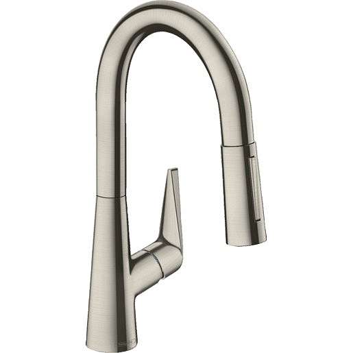 Dřezová baterie Hansgrohe Talis M51 s vytahovací sprškou, 2 proudy vzhled nerezu 72815800