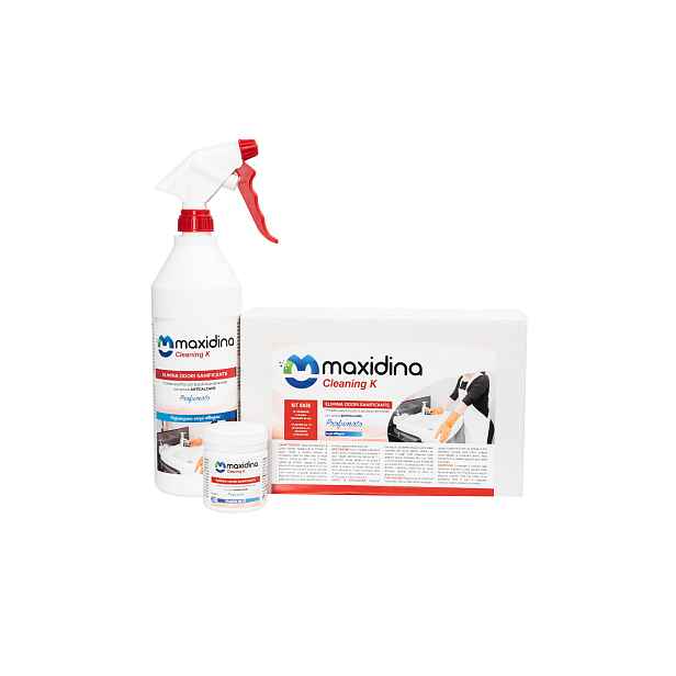 Maxidina Cleaning K kit (1x aplikační lahev + 10x sáček 5g) M23001