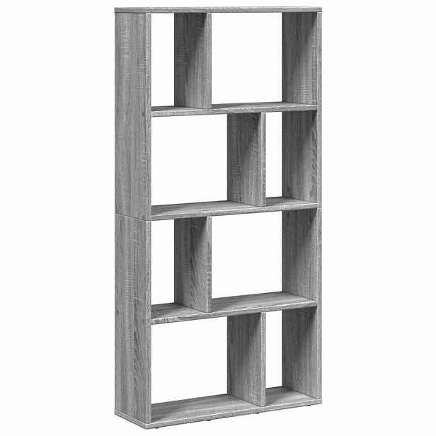 vidaXL Knihovna šedá sonoma 60 x 20 x 120,5 cm kompozitní dřevo