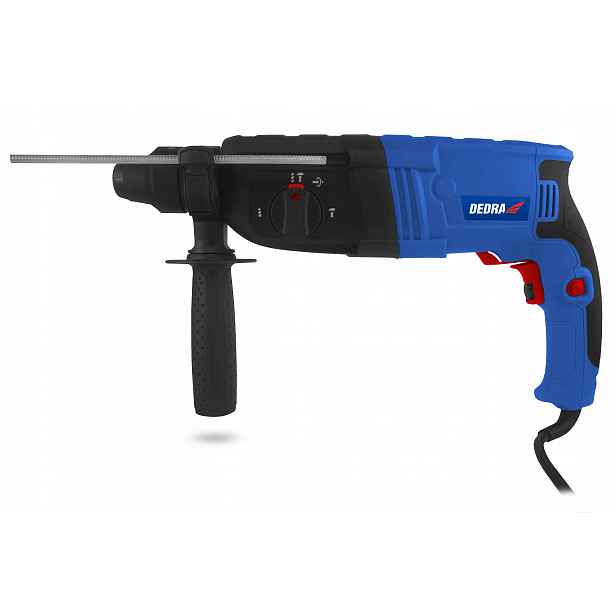 Vrtací kladivo 900 W, 0-1300 r/min, 4 funkce, kufr, Sds Plus Dedra DED7850