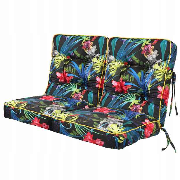 Polštář na zahradní houpačku 120 cm (2x60) zahradní lavičku, zahradní židle