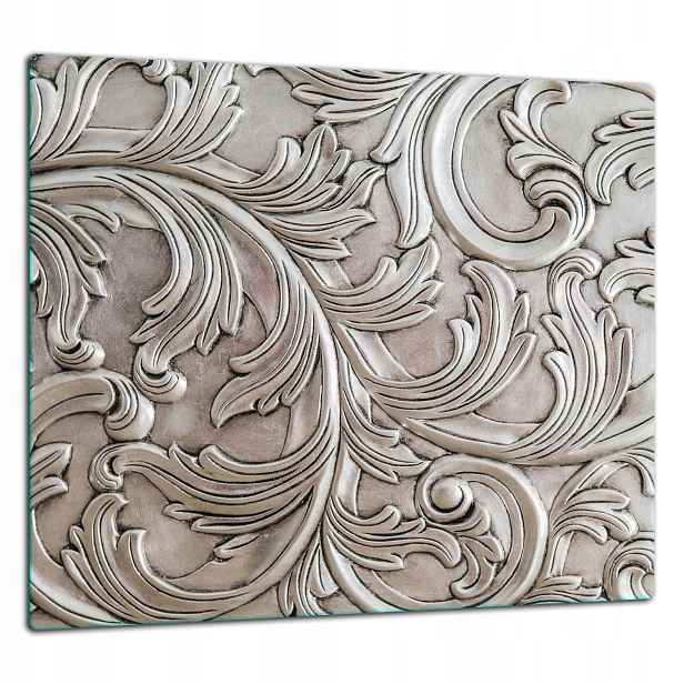 Skleněná Ochranná Deska Panel Lepidlo 65x60 Vzor