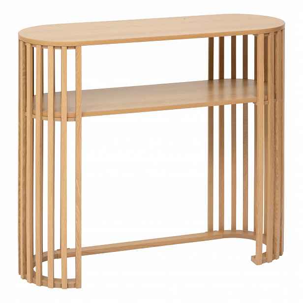 Lamelová konzole s policí Slat, 100 cm