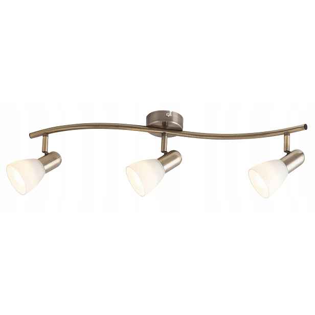 Osvětlovací lišta hnědá bílá E14 3x40W Soma 6308 Rabalux