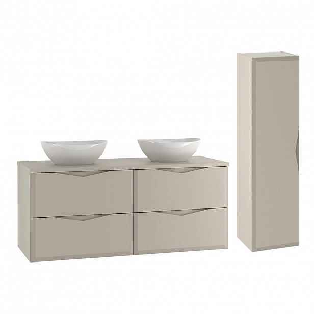 Petits-meubles KOUPELNOVÝ NÁBYTEK 120.6cm Ellie 2er-Set Kašmír