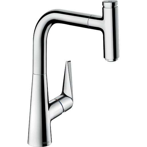 Dřezová baterie Hansgrohe Talis Select M51 s vytahovací sprškou chrom 72822000