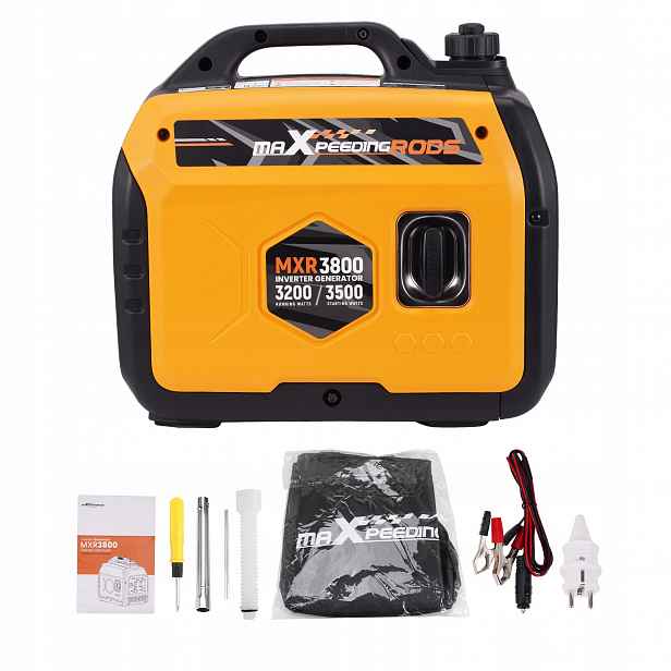 MXR3800 3,5kW Invertorový generátor 21kg přenosný Maxpeedingrods Benzínový