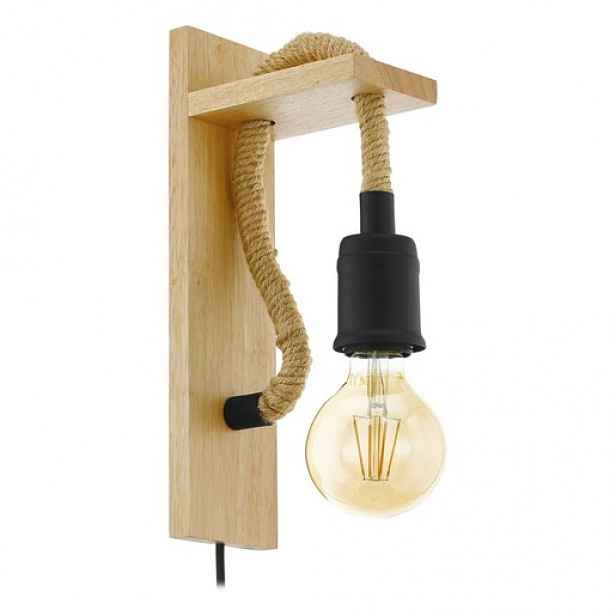 Nástěnná lampa Eglo RAMPSIDE černá 43197
