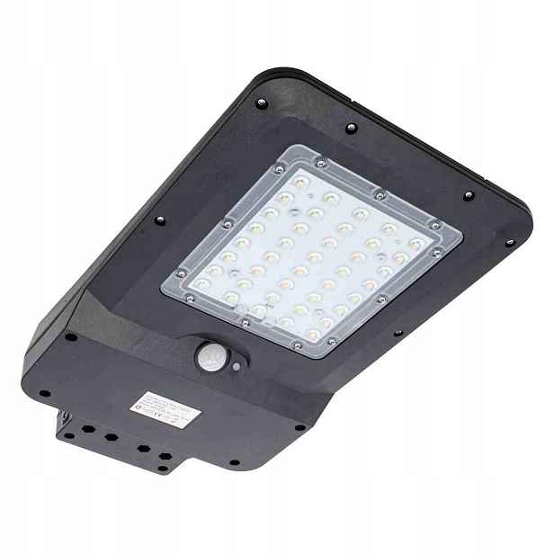 Nástěnné svítidlo Solární Lampa Eko-Light Street EKO2028 15W 1650lm 4000K IP65 Černá