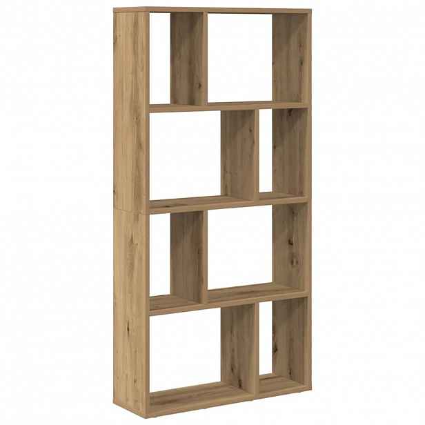 vidaXL Knihovna dub artisan 60 x 20 x 120,5 cm kompozitní dřevo