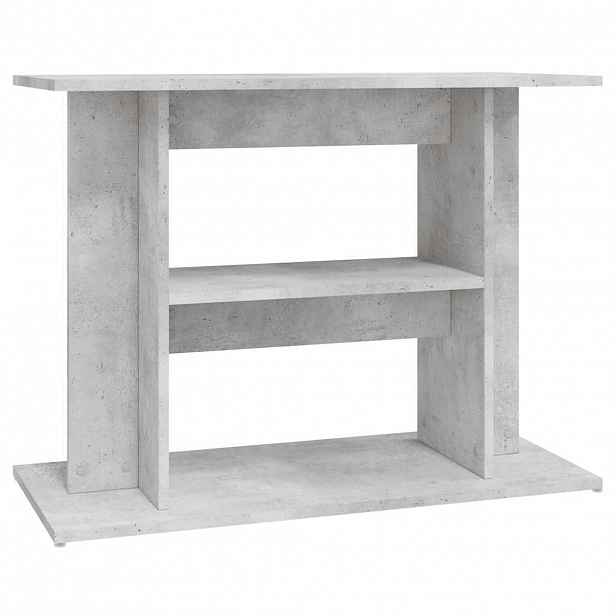 vidaXL Stojan na akvárium betonový šedý 80 x 35 x 60 cm, dřevo