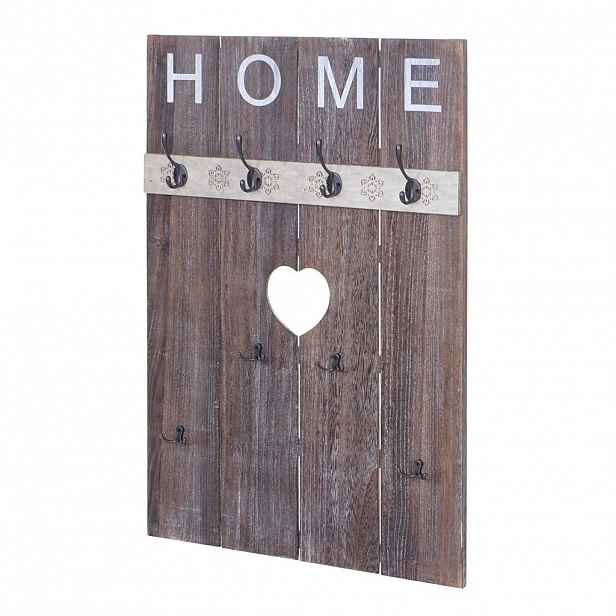 MCW NÁSTĚNNÁ SKŘÍŇ HOME SHABBY-LOOK Hnědá