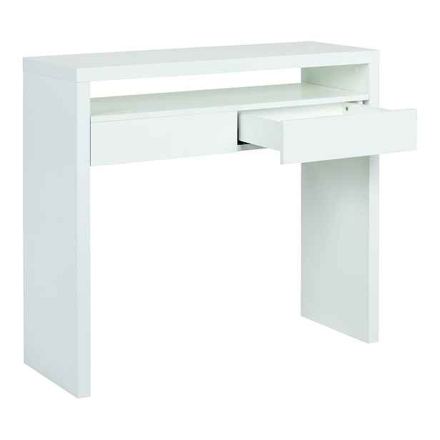 Pracovní stůl s výsuvnou deskou Console Mel