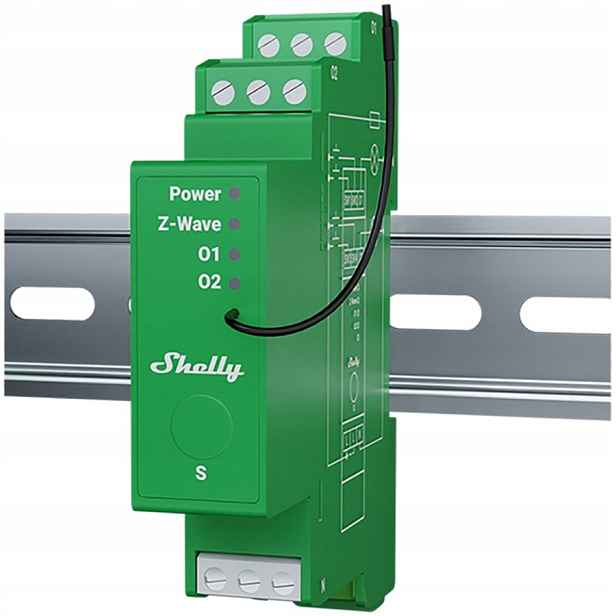 Shelly Wave Pro Dimmer 2PM Pro Systémy Měření Výkonu 2 S Wave Smart Home