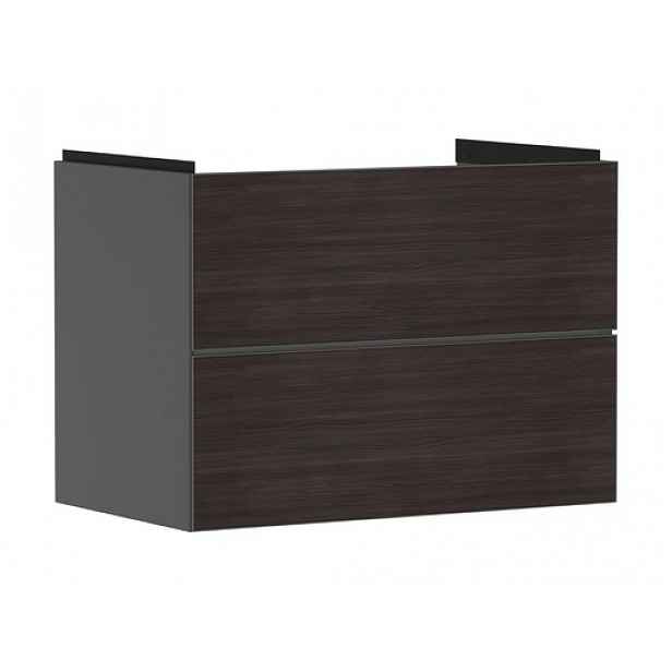 Skříňka pod umyvadlo bez umyvadla Hansgrohe Xevolos E 78x57,5x47,5 cm břidlicová matná šedá mat 54180730