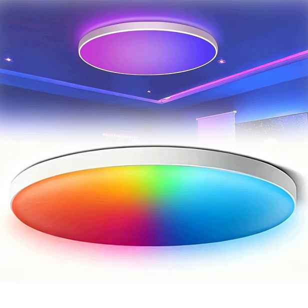 stropní svítidlo Led Rgb Stropní Svítidlo Kulatý bílá do koupelny s dálkovým ovládáním