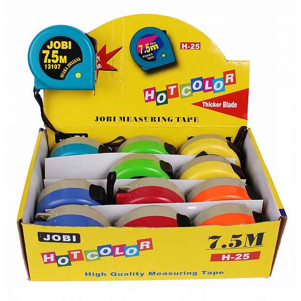 Svinovací Metr Páska Jobi 7,5M x 25MM Široká