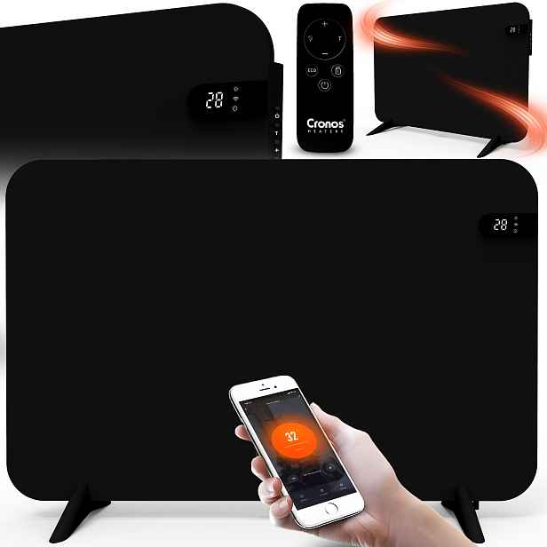 Elektrický Infračervený Ohřívač Panel Ir Zářič 450W WiFi Nožičky