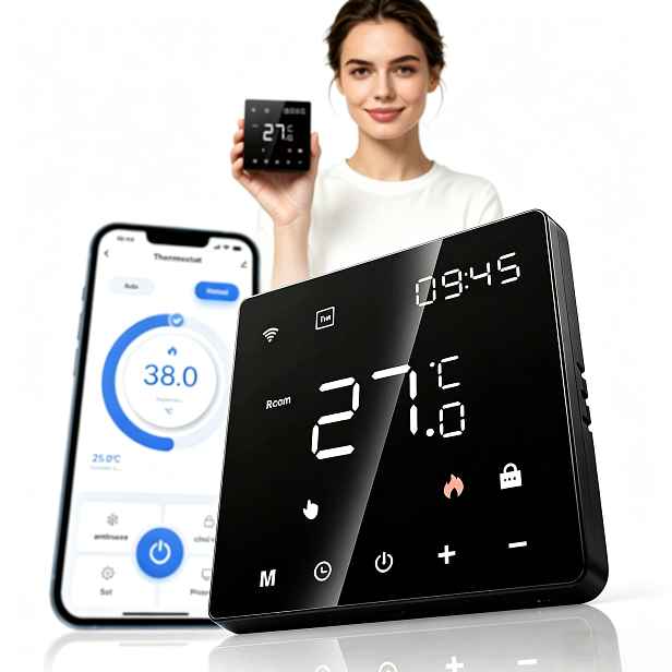 Pokojový Termostat Wifi Digitální Led Regulátor 16A