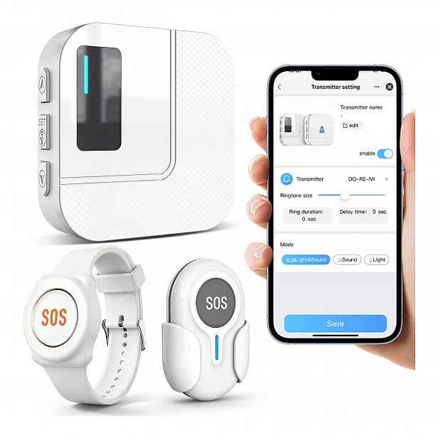 Alarm pro seniory alarmový systém tlačítko bezdrátový set WiFi Tuya