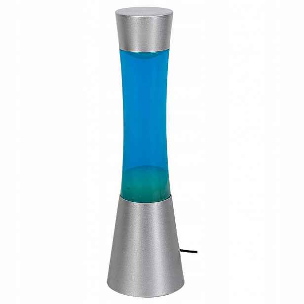 Dekorativní modrá stolní lampa pro dítě do ložnice Láva Rabalux
