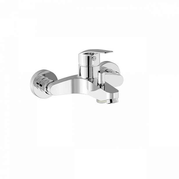 Vanová baterie Tres Base-Tres Plus bez sprchového setu 150 mm chrom 21627010