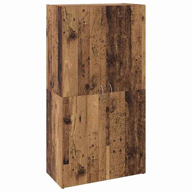 vidaXL Kancelářská skříň Staré dřevo 60 x 32 x 115 cm Kompozitní dřevo