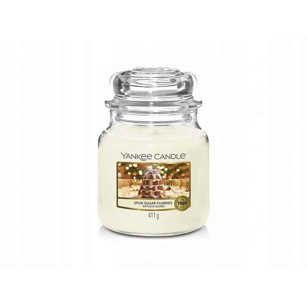 Yankee candle Vonná Svíčka Spun Sugar Flurries Classic Střední 411 g