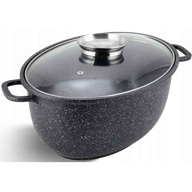 Zapékací Mísa pánev s víkem Aroma Knob 8L na zapékání Edenberg