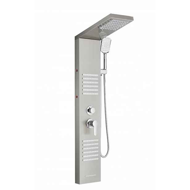 Hydromasážní Sprchový Panel Výtok Vodopád Led