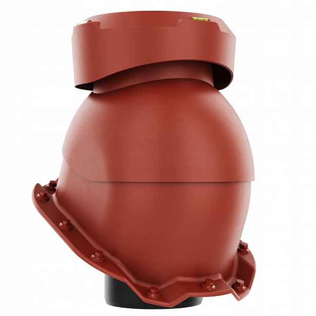 Krbový kanalizační ventilátor fi110 Trapez T14 Červený 3009