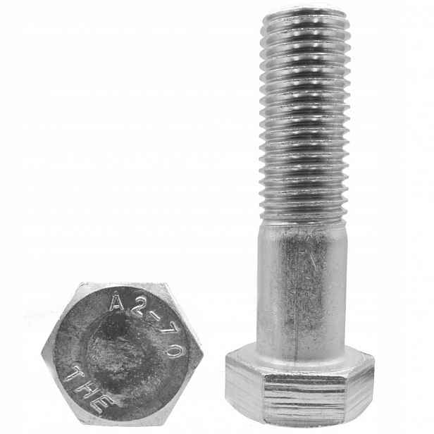 M16x90 Šroub 6-KT Neúplný Nerezový Závit 25 Kusů