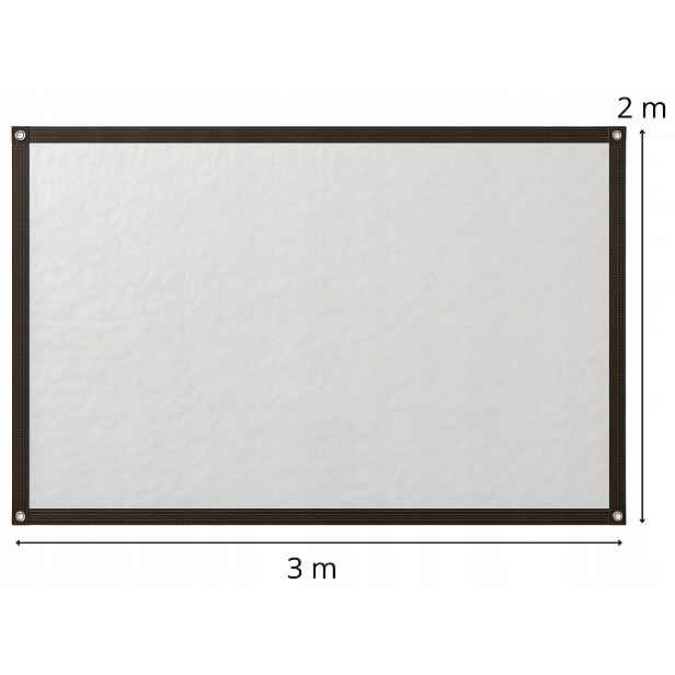 Průhledná plachta 2x3 m 210 g/m² odolná vůči Uv záření