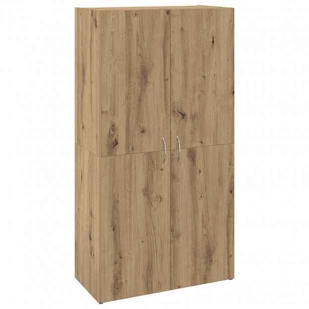 vidaXL Kancelářská skříň Dub artisan 60 x 32 x 115 cm Kompozitní dřevo