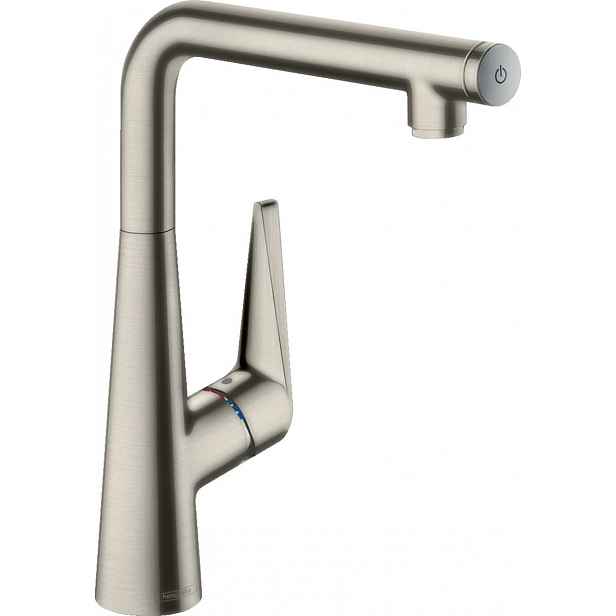 Dřezová baterie Hansgrohe Talis Select M51 s otočným raménkem vzhled nerezu 72820800