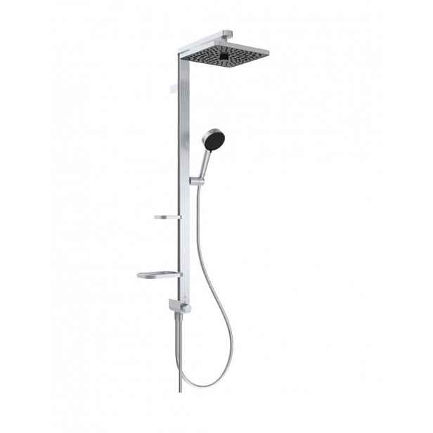 Ideal Standard CeraTwist ALU+ - Sprchový set bez baterie, 26x26 cm, 2 proudy, stříbrná BE213SI