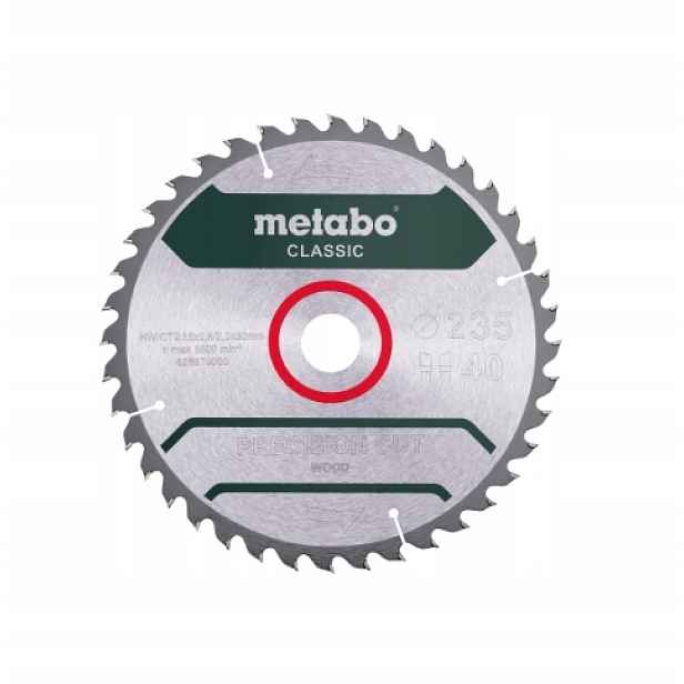Metabo Kotoučová Pila Na Řezání Dřeva Z Desek 235x30 mm 40Z 628680000