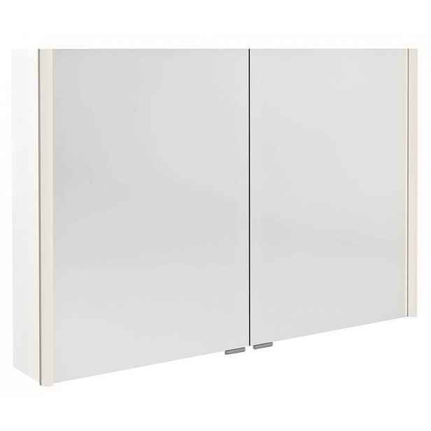 Sapho Alix - Zrcadlová skříňka s LED osvětlením 106x70x18 cm, 2x dvířka, bílá AX106-0030