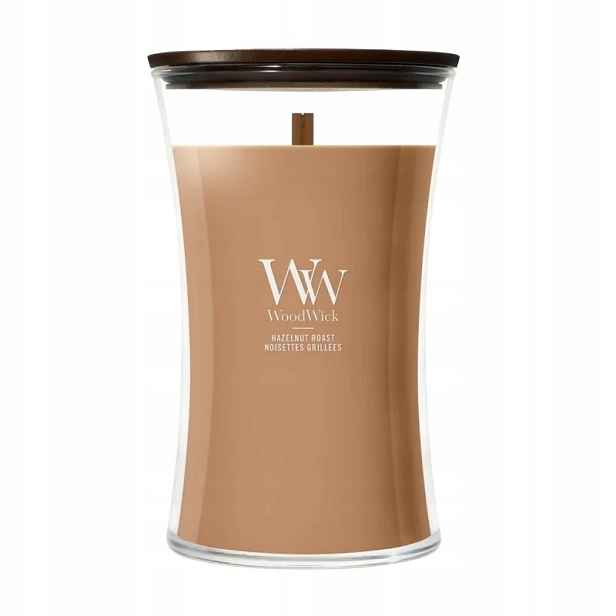 Velká svíčka Hazelnut Roast WoodWick