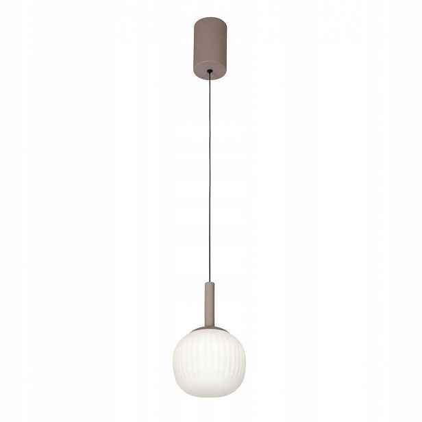 Závěsná Led lampa Zwis Stropní Svítidlo Lustr Montes Hnědá Moderní Italux