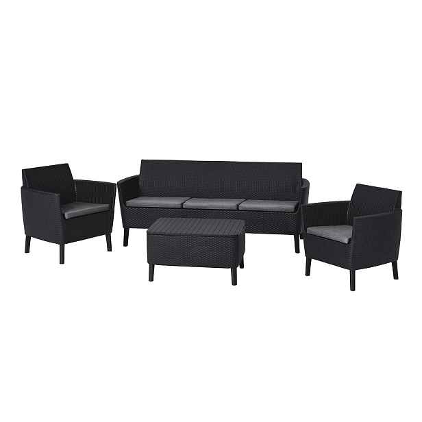 KETER Zahradní set SALOMON 3 seater | grafit