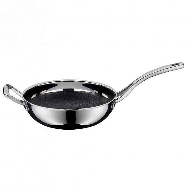 Wok z nerezové oceli WMF ProfiResist, ø 28 cm