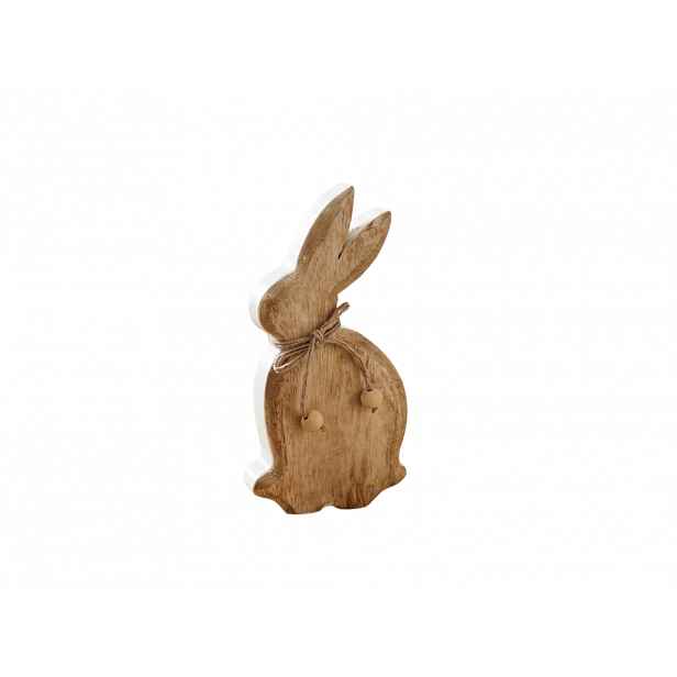 Dřevěný velikonoční zajíc RABELLO 20 cm, bílý