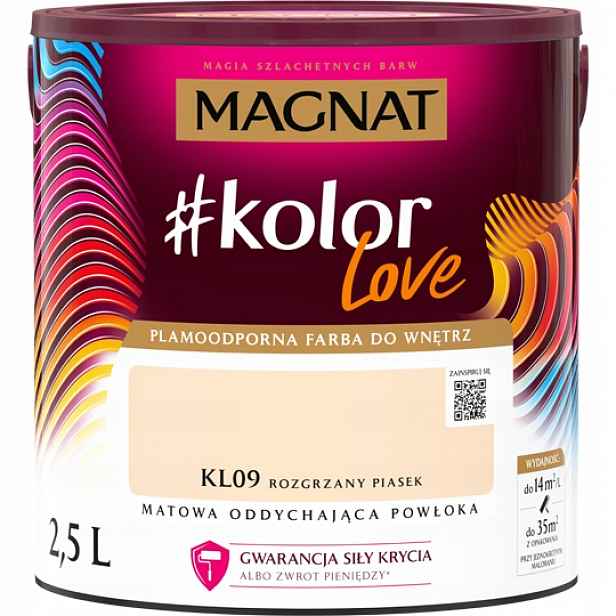 Magnat Barva Love KL09 rozpálený písek 2,5 l
