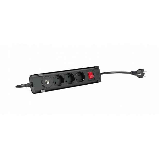Magnetická zásuvková lišta s prodlužovací kabel 180 cm 4932501310