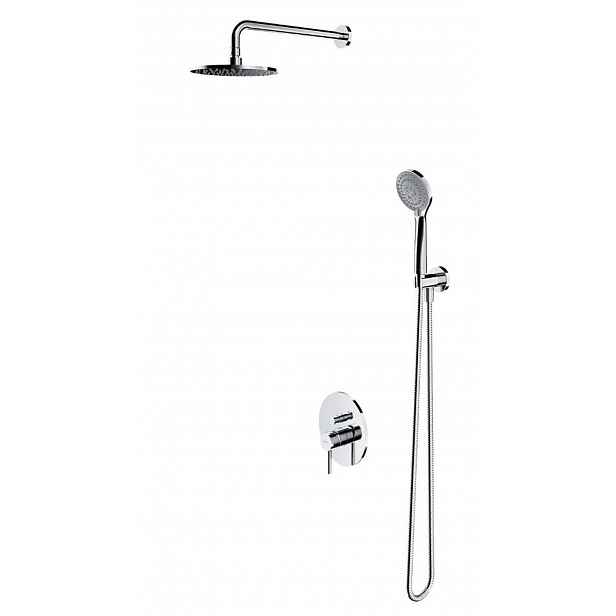 OMNIRES Y - Sprchový set s baterií pod omítku, s tělesem, průměr 20 cm, 5 proudů, chrom SYSY21CR