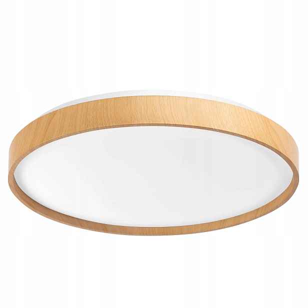 Stropní Svítidlo Led Stropní Svítidlo Bílá Imitace dřeva Moderní kulatá Toolight