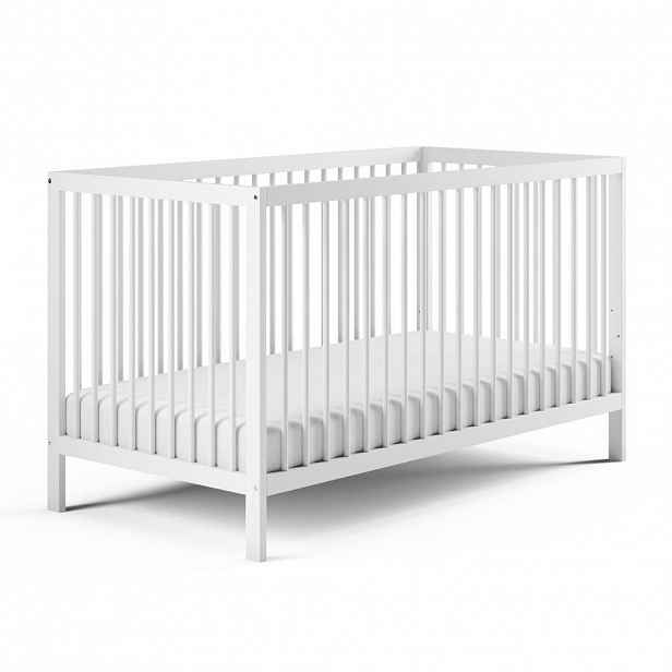 Kids Collective DĚTSKÁ POSTÝLKA s matrací 70x140 cm v bílé barvě